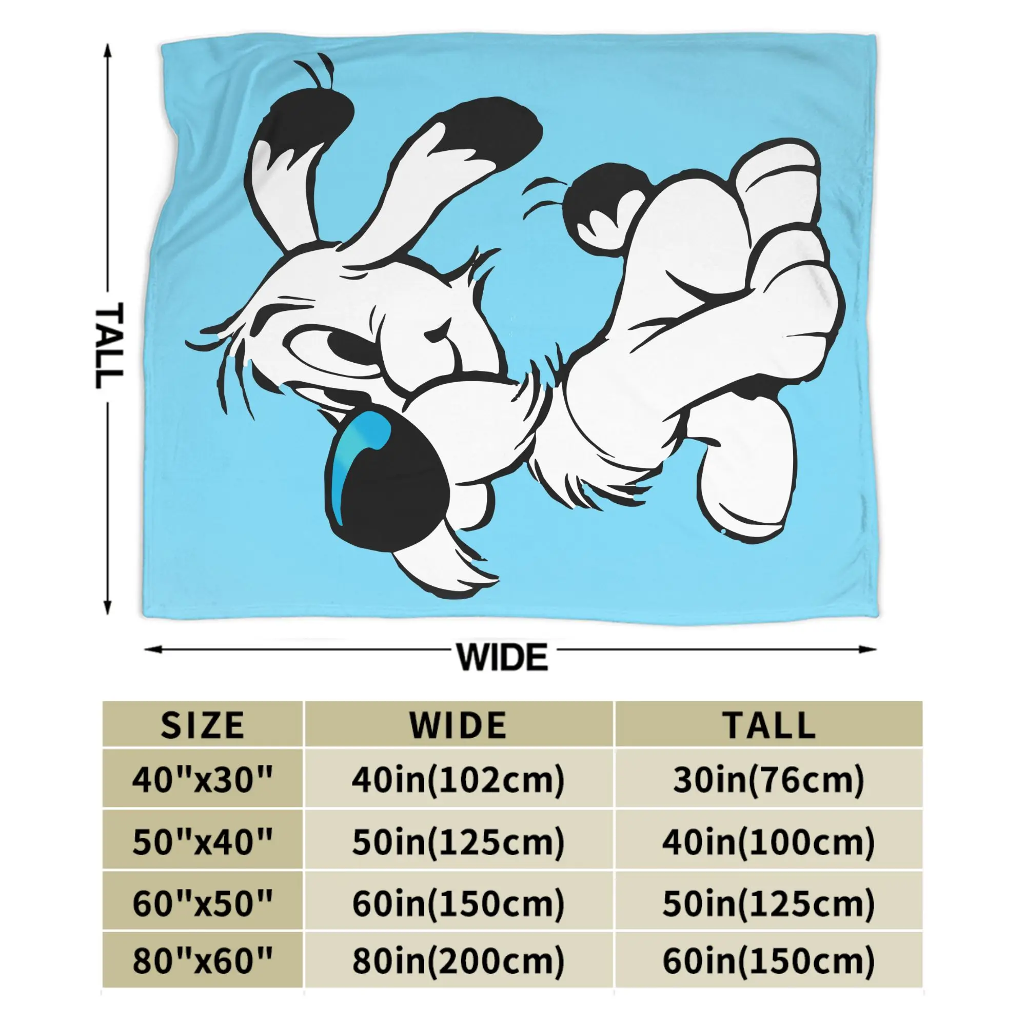 أستريكس وأوبليكس بطانية الصوف الربيع/الخريف Dogmatix Idefix Ideafix Obelix الكلب رمي البطانيات للفراش يلقي الفراش