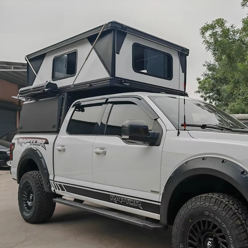 FL Customized Camper Overland Flatbed Pop up Slide in Truck Pickup Camper Truck Bed Tent Camper for Sale Hot Sale view 4
