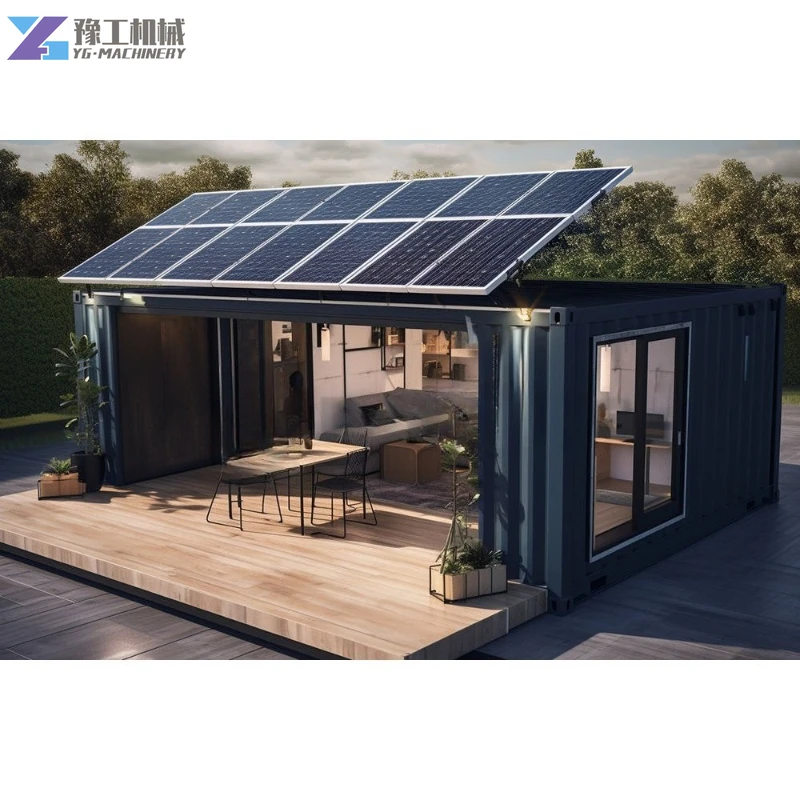 Folding Container House Luxury 40ft 20ft Tiny Home Movable High Quality Foldable Expandable Prefab Double Wing Container House