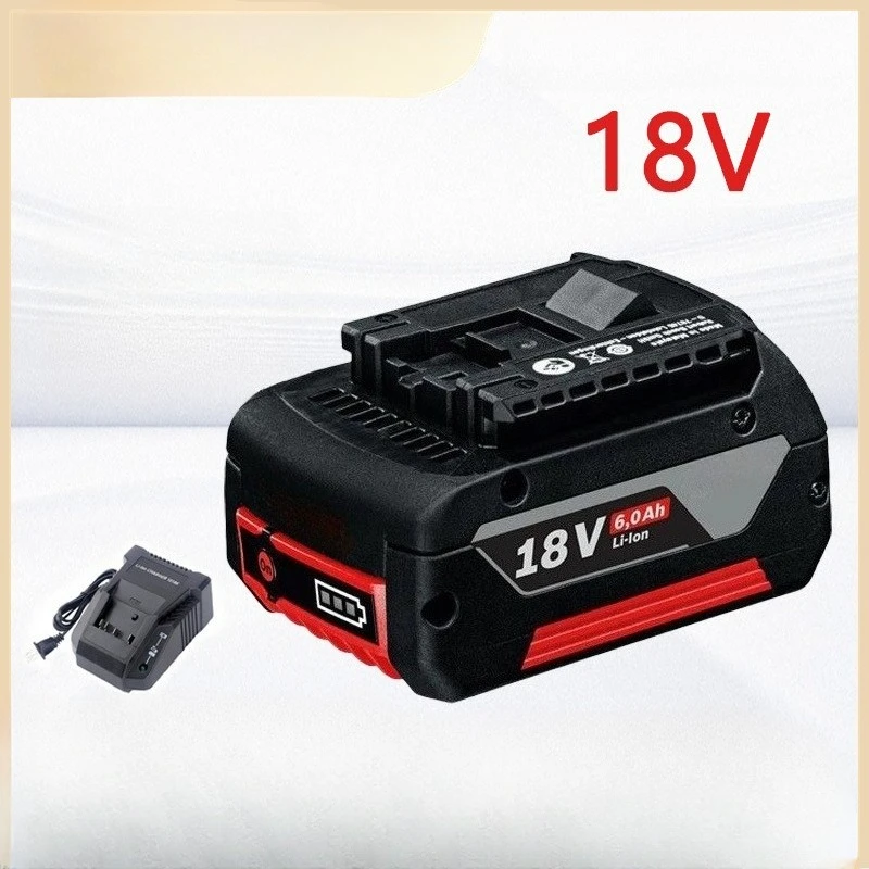 

Hot BOSCH Lithium Battery 18V 6000Ah 10 Core Dr. Electric Tool Angle Grinder Electric Hammer Universal Lithium Ion Pump