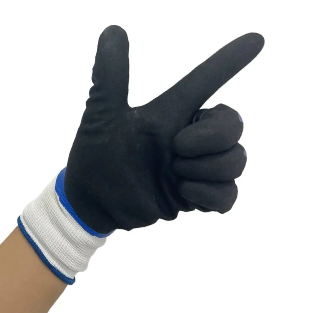 Blue Electrician Insulating Gloves Withstanding Voltage 400V High Elasticity Touch Screen Glove Safety Protective