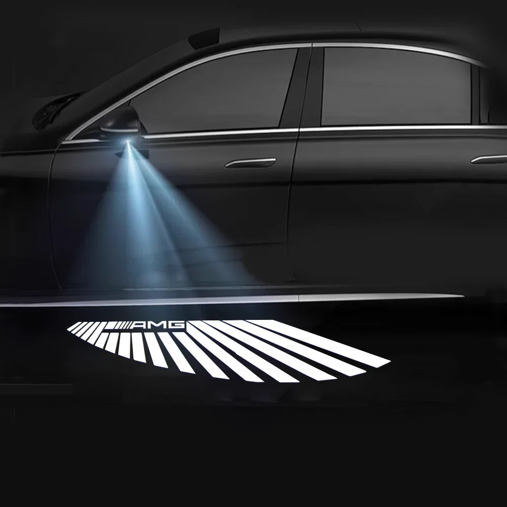 Dynamiczne lusterko wsteczne samochodu Światło anioła Skrzydła powitalne Światło LED Do Mercedes benz W177 W247 W205 W222 GLA GLB GLC GLS EQC