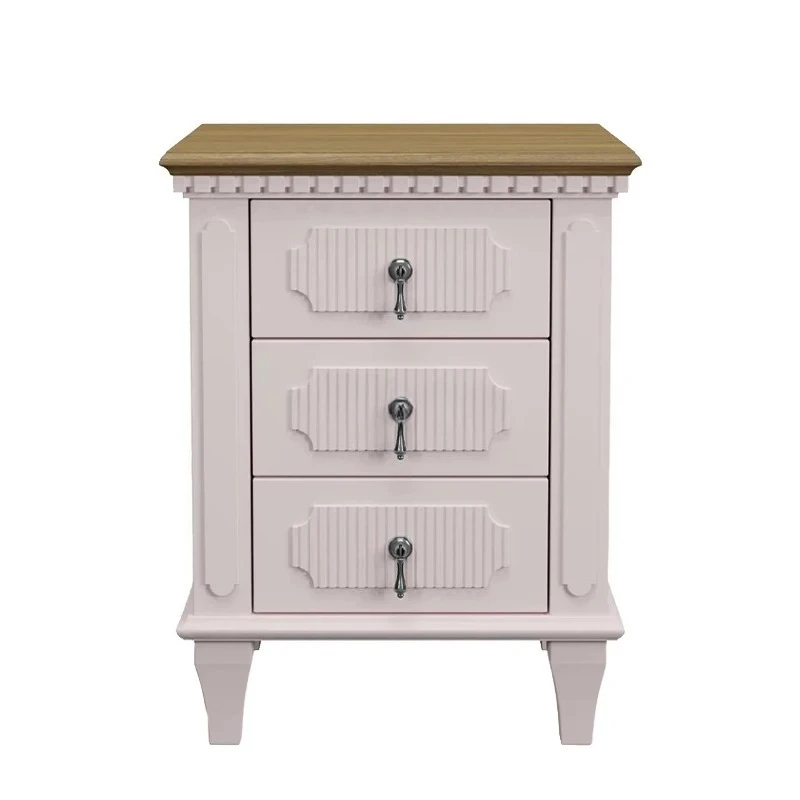 

Американская высококачественная прикроватная тумбочка для домашнего хранения из цельного дерева, небольшая квартира, дизайн, небольшой шкаф