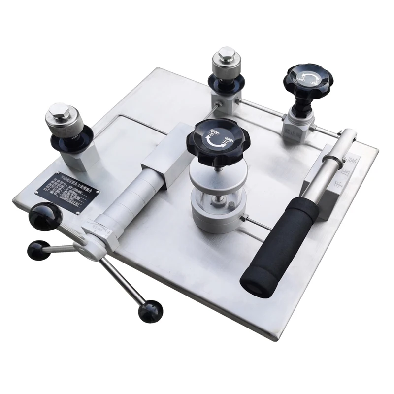 0 ~ 70Mpa Hydraulic Desktop Pressure Calibrator for Pressure Gauge Calibration