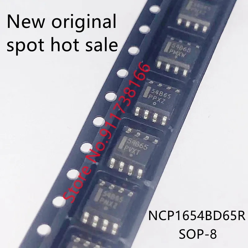 10 adet/grup 54B65 NCP1654BD65R2G SOP-8 Yeni orijinal nokta sıcak satış