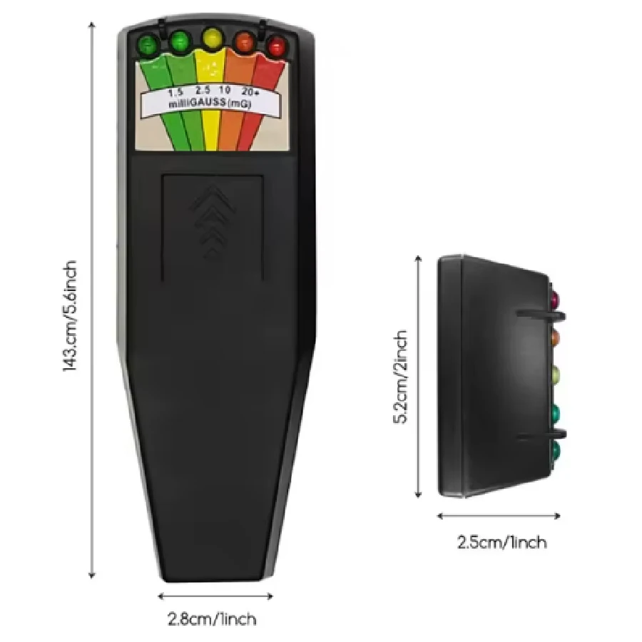 BR-9C detektor promieniowania elektromagnetycznego EMF podręczny cyfrowy wyświetlacz licznik geigera w pełni funkcjonalny Tester typu