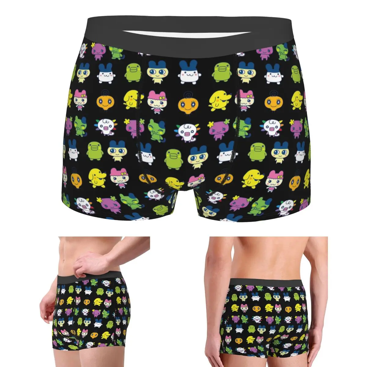 

Boxer Underpants Shorts Tamagotchi Set Large Panties Male Soft Underwear for Homme Man Boyfriend Gift