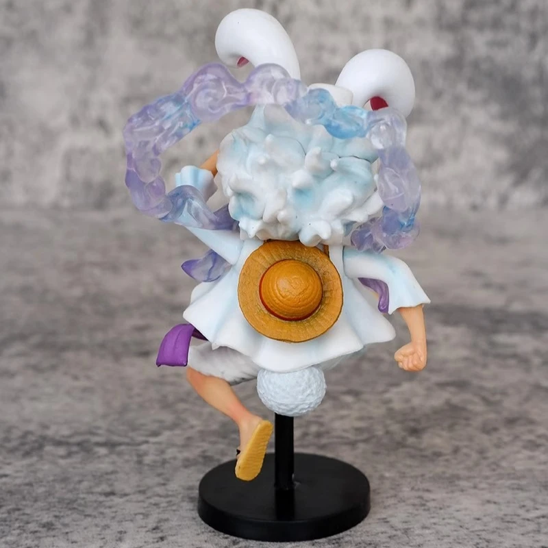 12 ซม.ใหม่ ONE PIECE อะนิเมะรูป Luffy อุปกรณ์ต่อพ่วง PVC รุ่น Q น่ารักรูปปั้นเดสก์ท็อปเครื่องประดับตกแต่งของขวัญวันเกิดของเล่น