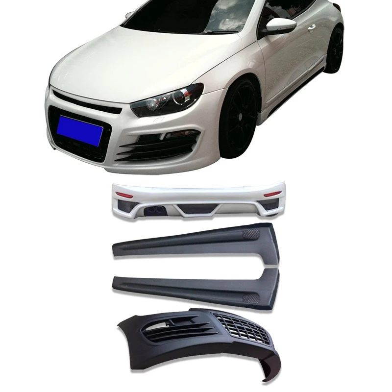 

For Volkswagen Scirocco RIEGER Style 2012-2014 Front Bumper Rear Bumper Side Skirt ABS Material Factory Outlet