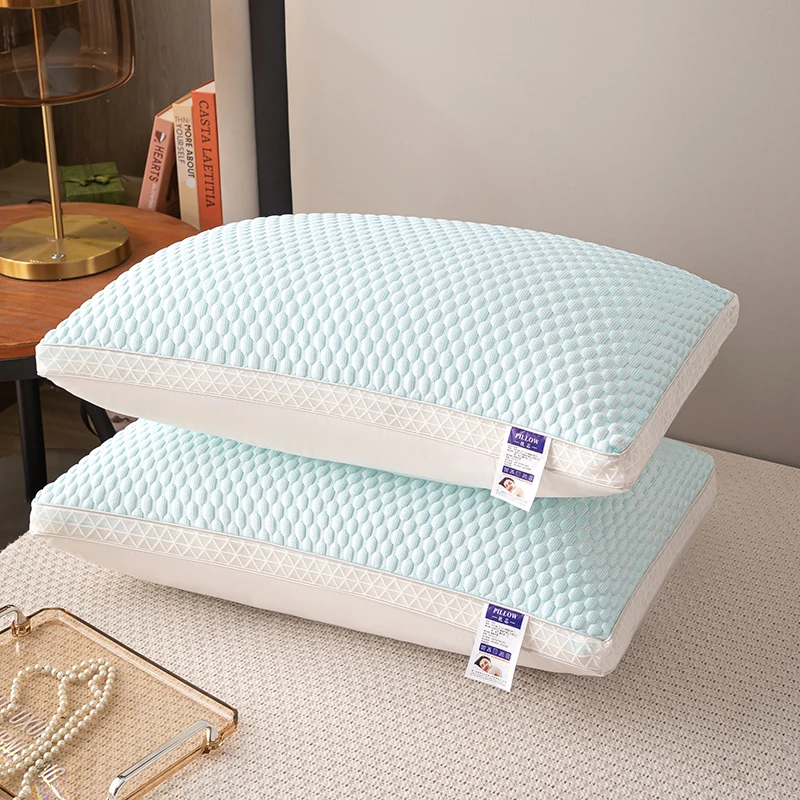 New SP Pillow, Comfortable 3D High Pillow with Summer Cool Fabric, Bedding Pillow Core, Machine Washable, Wholesale and Retail