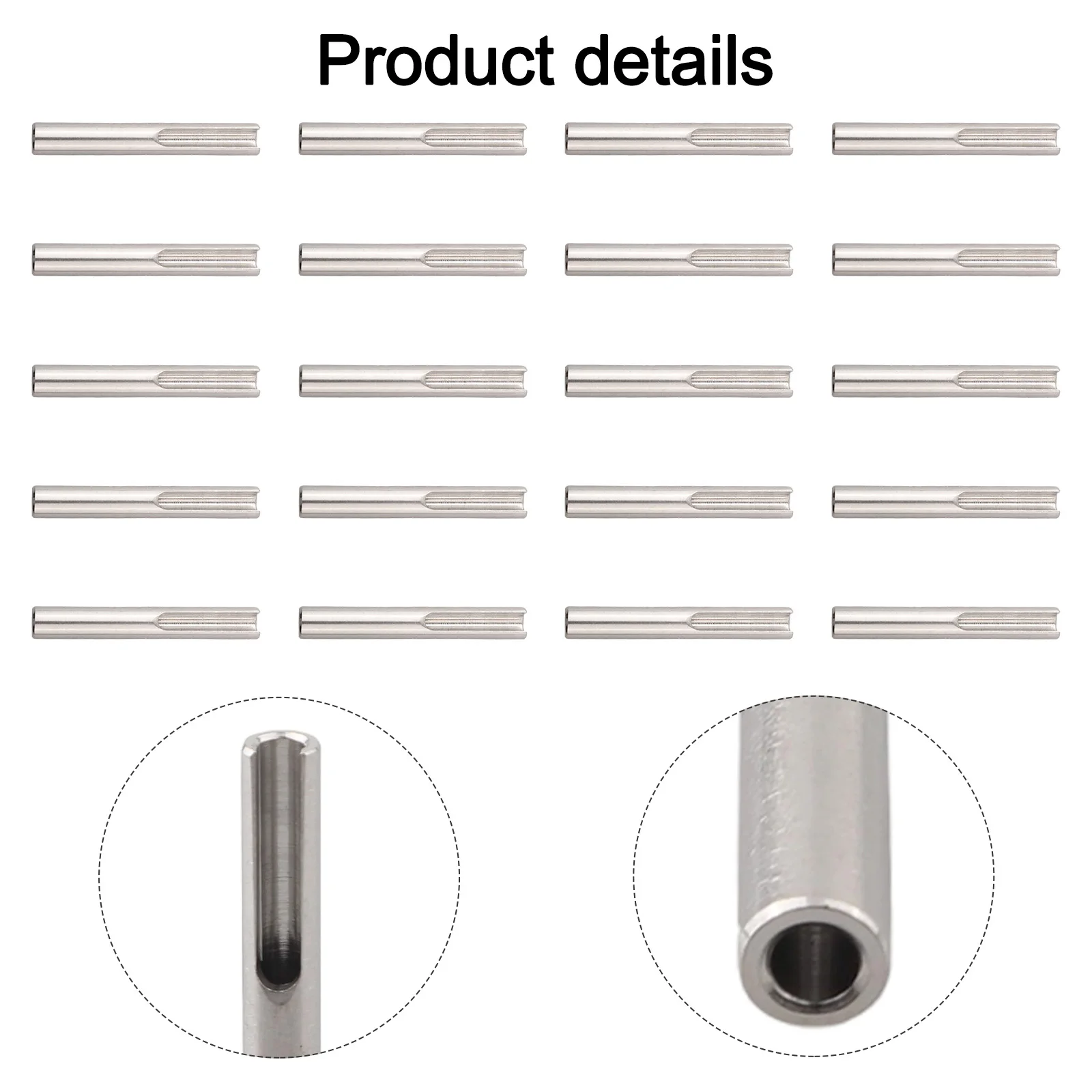 20pcs Stainless Steel Anchor Terminals Designed for 18inch Cable Railings Seamless Appearance and Easy Adjustment