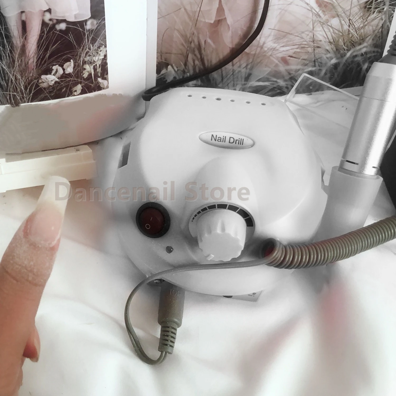 Trapano Elettrico Professionale per Unghie, Lima per Unghie in Acrilico 35000 RPM, Lucidatrice per Manicure e Pedicure, Rimozione Smalto, Buffer per Uso Domestico e Professionale