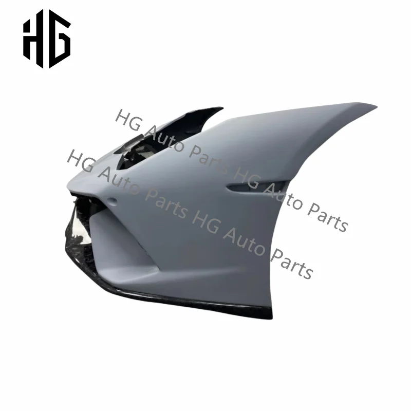 P Style Car Front Bumper Lip Rear Engine Wing Trunk Spoiler Body Kit For Lamborghini Huracan LP580 LP610 Car Front Bumper Kit