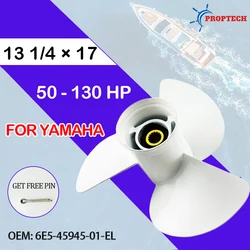 Outboard Propeller For Yamaha 50-130hp 13 1/4*17 Boat Motor Aluminum Alloy Screw 3 Blade 15 Spline Ship Marine Engine Part
