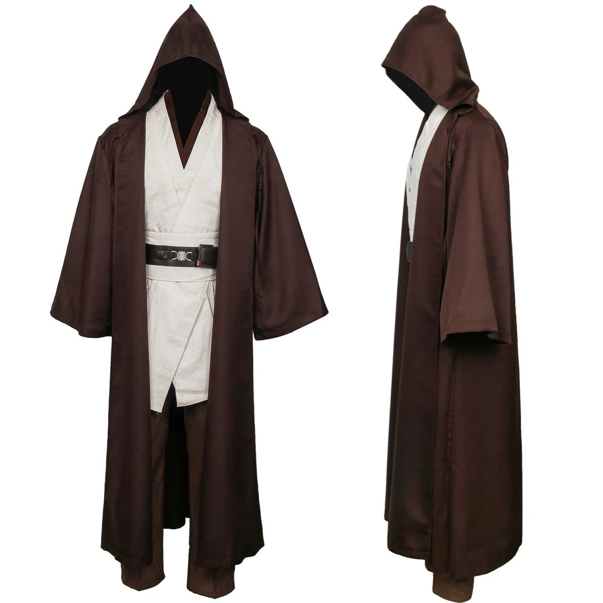 

Obi Wan Kenobi Cosplay Costume Jedi Outfit Halloween Carnival Party Clothing Robe Full Set