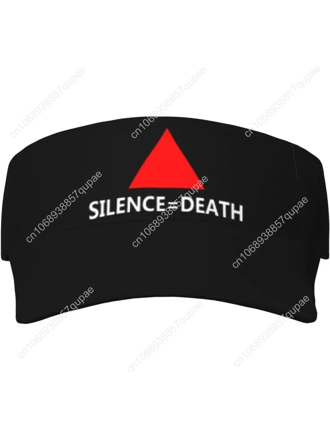 

Action=Life Silence=Death Pride Flag Visor Hats Novelty Adjustable Sport Sun Visor Cap Empty Top Baseball Hat for Men and Women