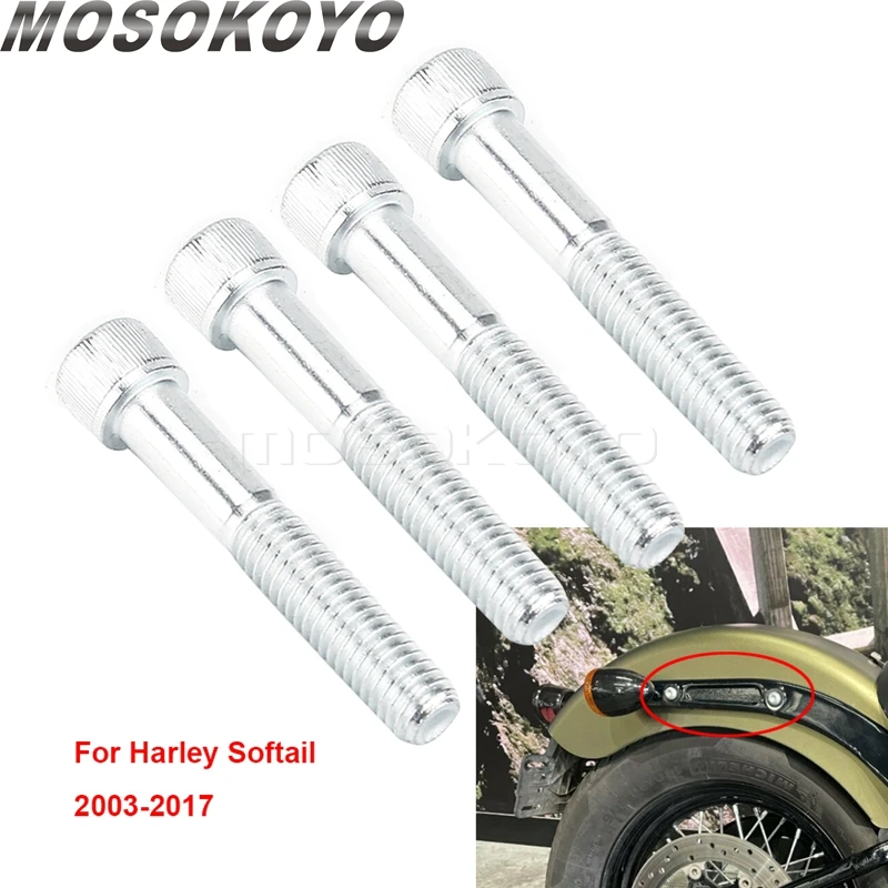 Motorcycle Docking Hardware Mounting Screws For Harley Softail Deluxe Springer Heritage Classic Slim Custom Standard Night Train