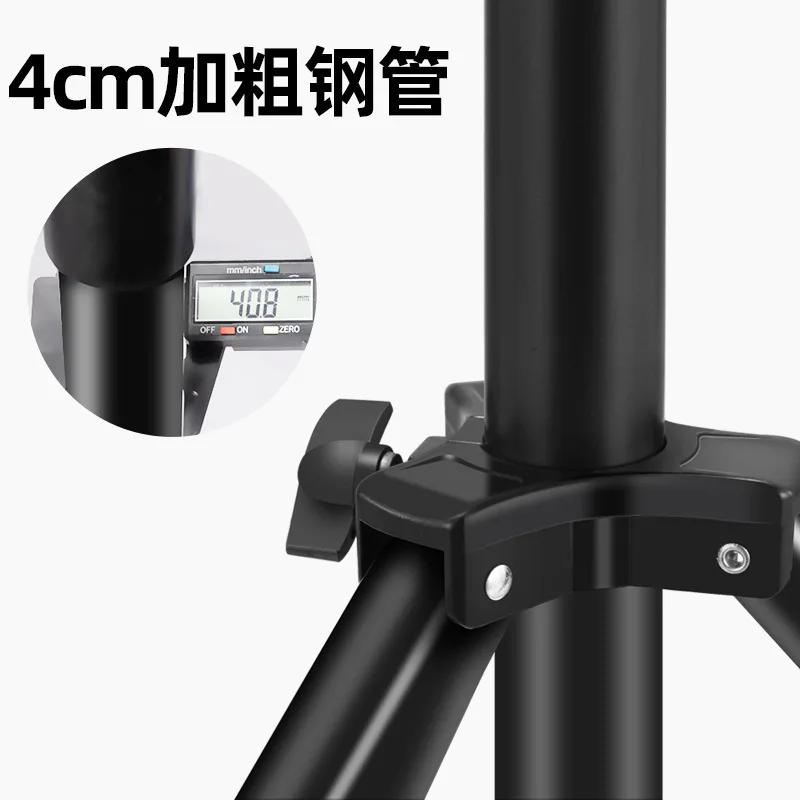 حامل ثلاثي القوائم عالي التحمل بطول 4.8 متر، وتصوير الأفلام والتلفزيون، وقطر الأنبوب الجريء، ورف المصباح، وحامل قوي #5