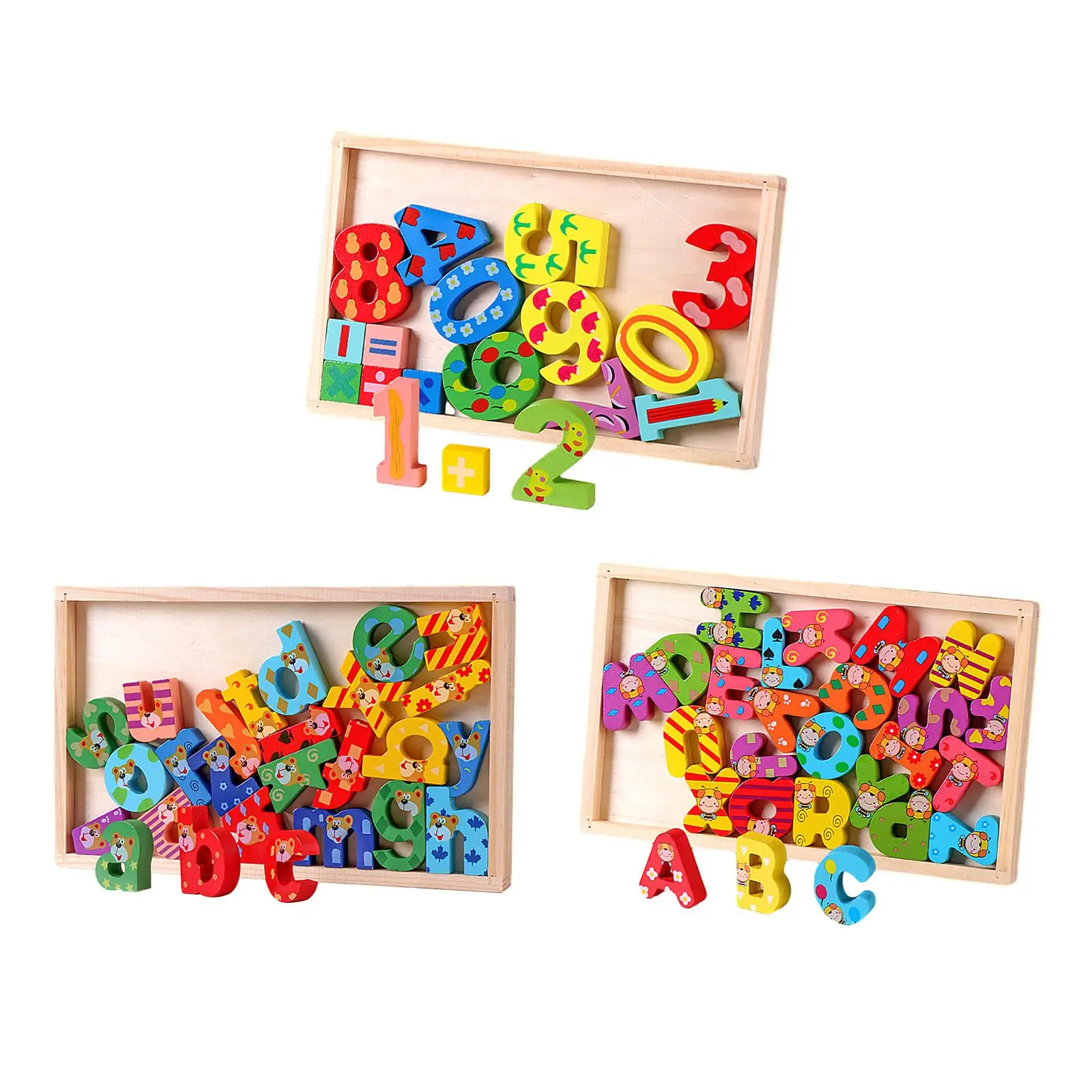 

Wooden Jigsaw Puzzle Early Learning Preschool Montessori Puzzles for Kids Children 4 5 6 Year Old Kids Holiday Gifts