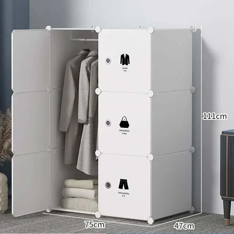 

Minimalist Small Wardrobe Cheap Watches Partitions Storage Closet Clothes Bedroom Modern Display Vestidores Trendy Furniture