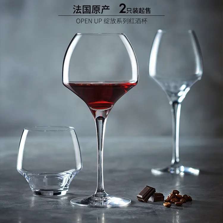 

1 -6pcs Crystal Glass Red Wine Cup Home Water Cups Teacup Engraved Wine Brandy Glass Bar Whisky Cups Juice Cup Beer Mug