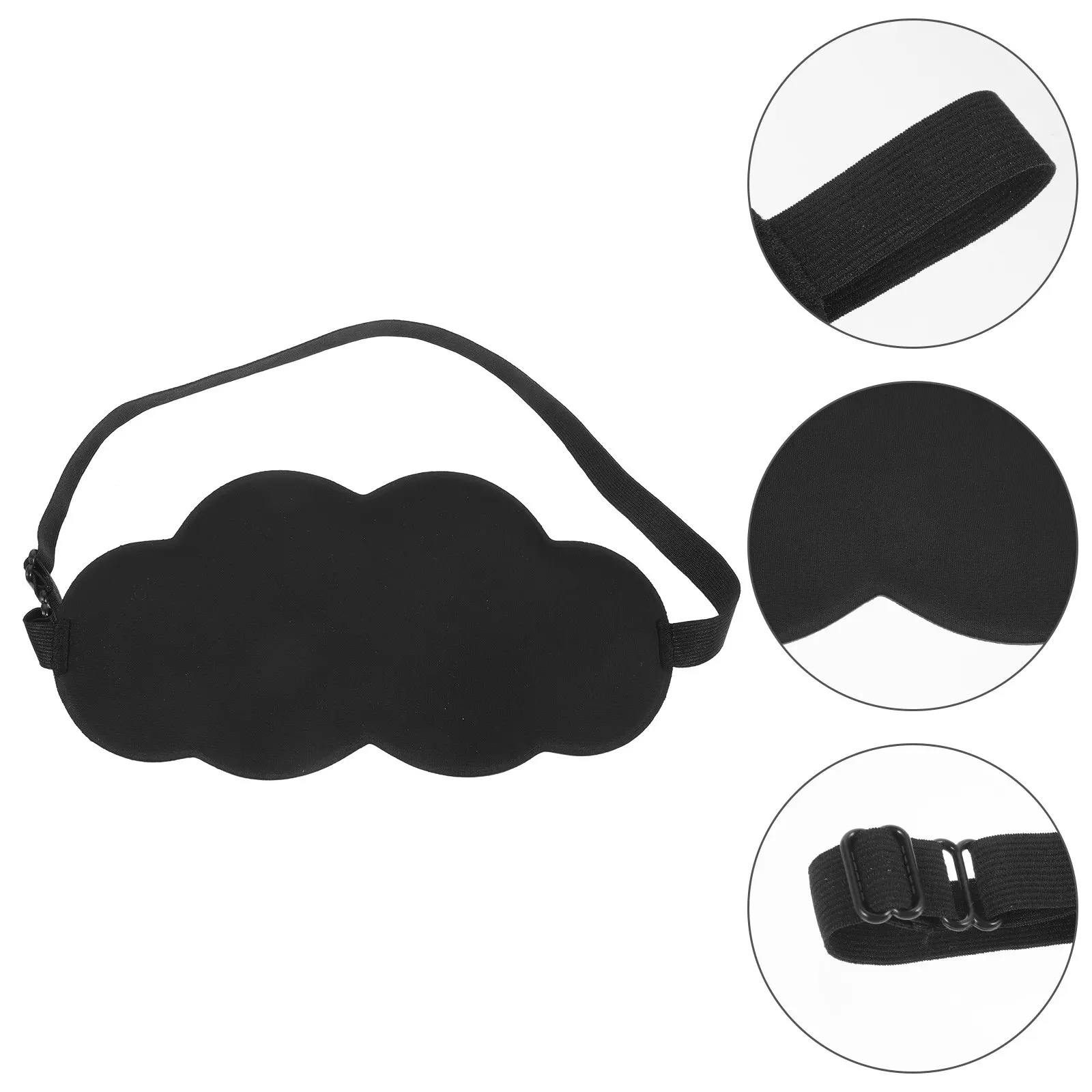 3D Eye Mask Lightproof Sleeping Blindfold Breathable Adjustable Head strap -Free Eye Cover for Travel Office Nap Relaxation