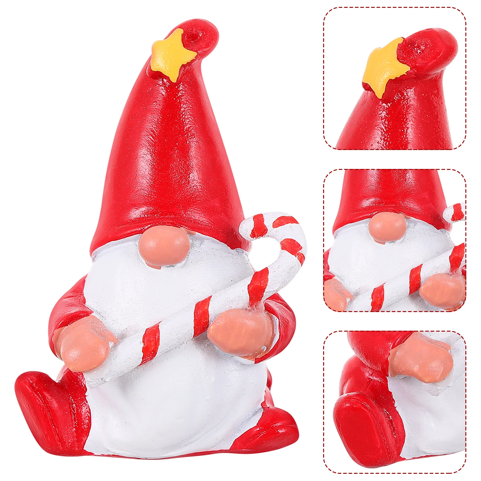 

1Pcs Christmas Santa Adornment Lovely Holiday Decor for Indoor Outdoor Sofa Desktop Bookshelf Tabletop Statue Christmas Decor