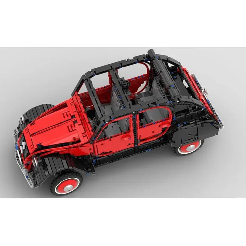 Blocos De Construção De Carros Clássicos Para Crianças, Racing Gear MOC-152745, Montagem De Modelos, Puzzle Toy, Presente De Aniversário, Presente De Natal, 2291Pcs