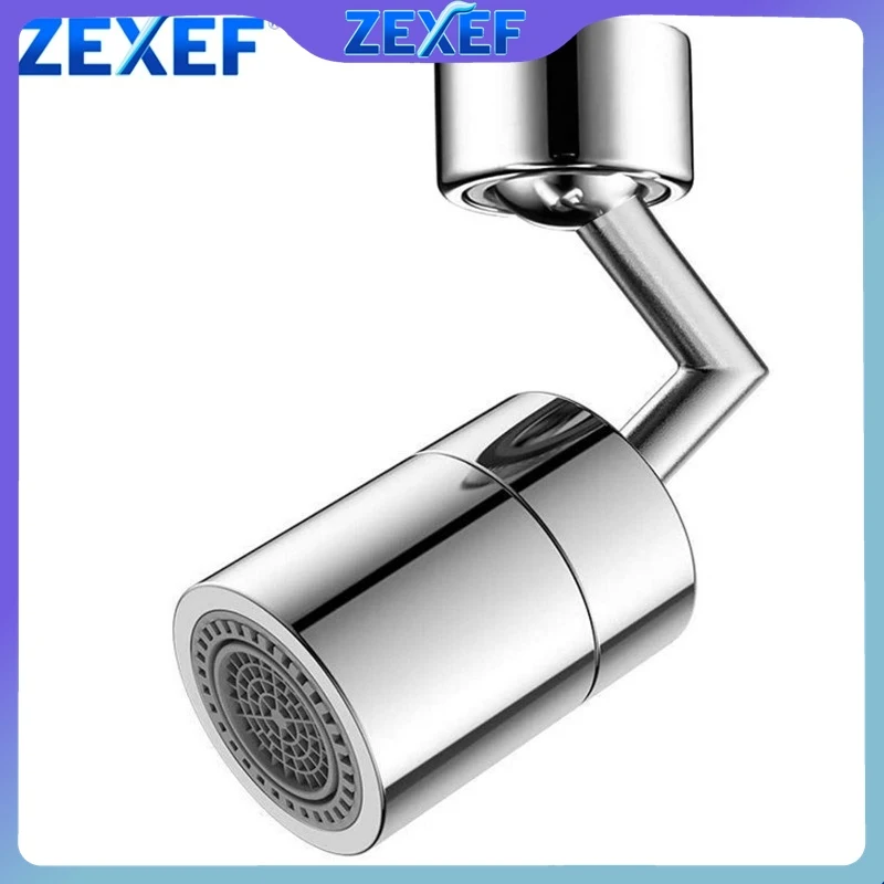 

ZEXEF 720 Rotatable Tap Aerator Splash-proof Faucet Sprayer Head Water Saving Splash Tap Head Wash Basin Tap Extender Adapter