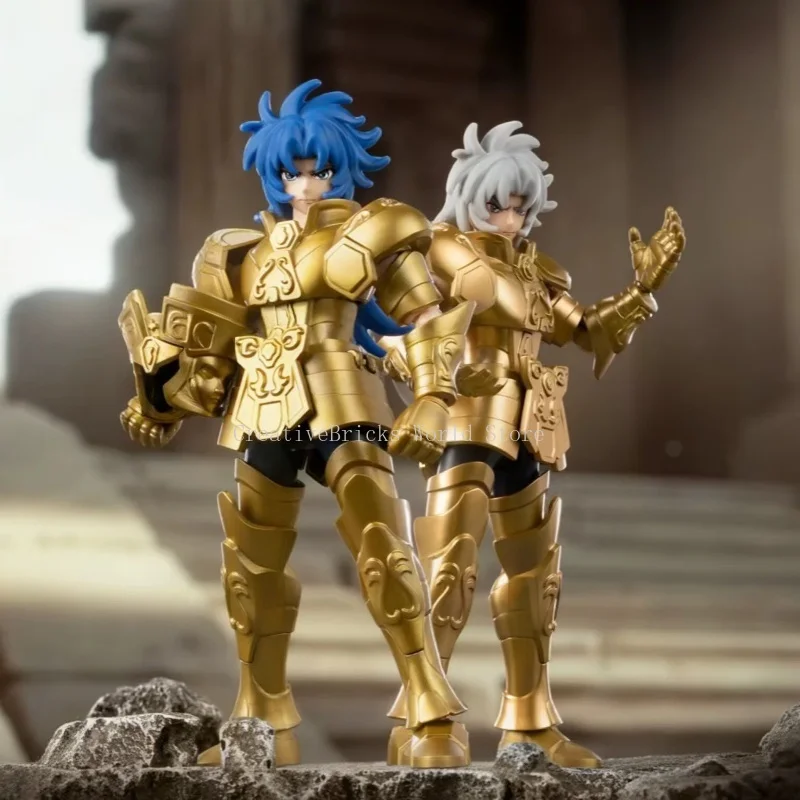 BLOKEES Saint Seiya Starry Series Vol 4 Gold Zodiac Building Blocks Action Figure Assemble Model Toy Collectible Ornament Gift