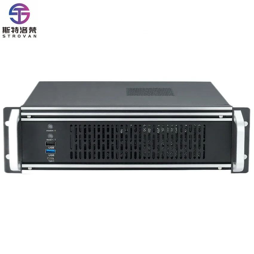 Mini 2U Server Chassis Sheet Metal Casing  Cabinet Chassis Server Case Rack Mount Case Industrial Computer case