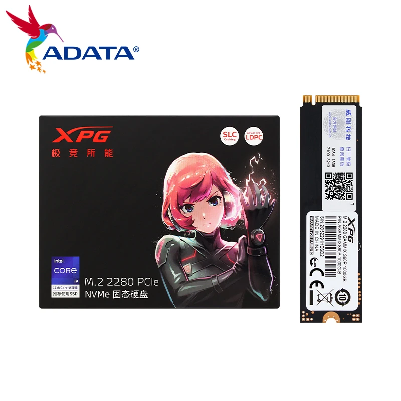 ADATA XPG GAMMIX S50 PRO SSD NVMe M2 PCIe Gen4x4 M.2 2280 Solid State Drive 500G 1TB Hard disk Internal 3D NAND Flash Hard Drive