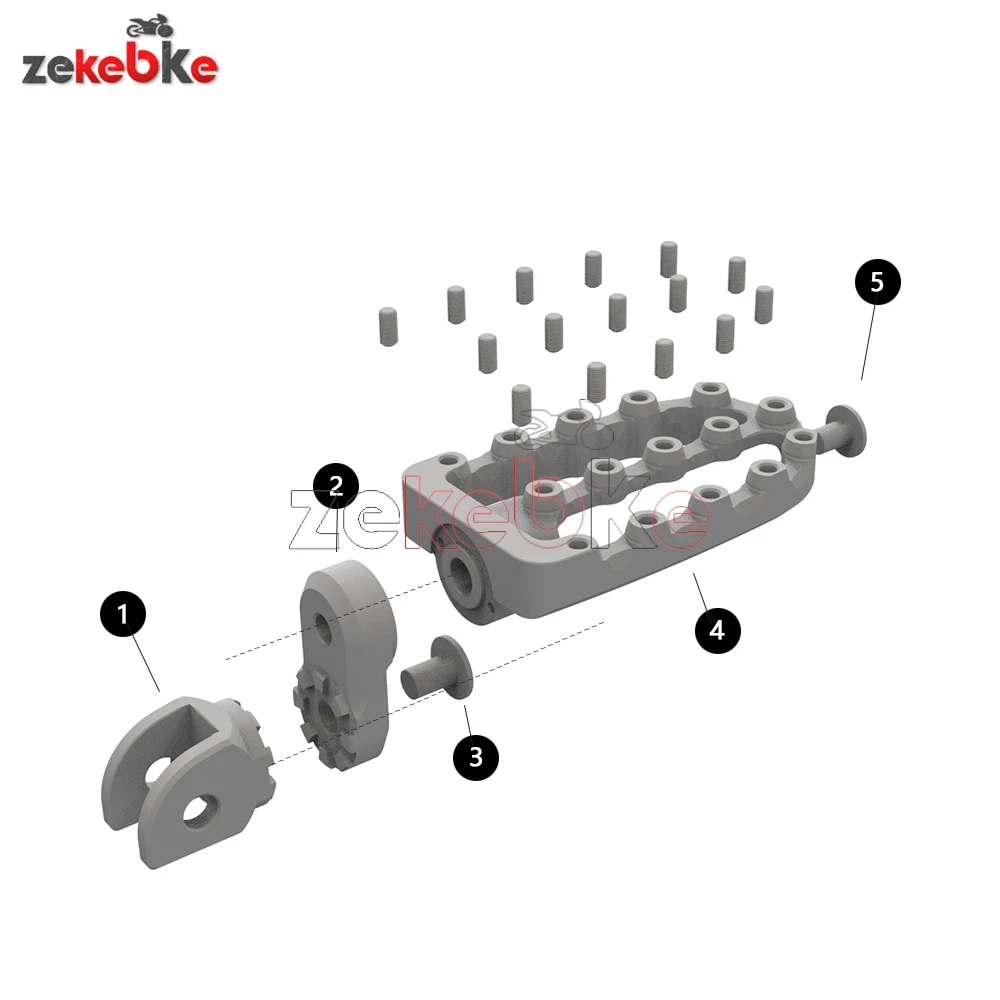 Aluminum FOR KAWASAKI KLX 300 650 250 R 250SF 250S Motorcycle Accessories Footrest Footpegs Foot Pegs Pedal FOR HONDA CRF XR/CR