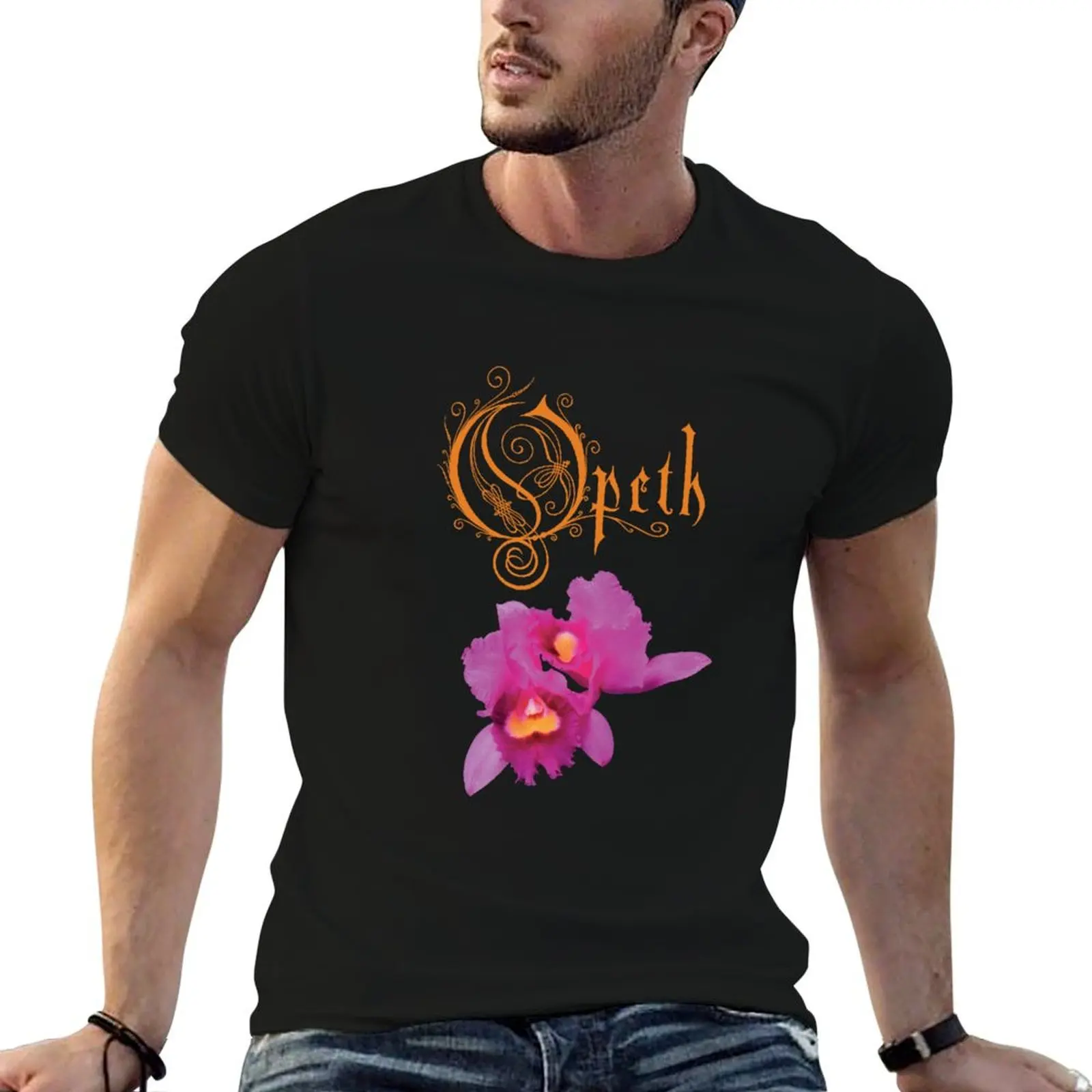 Opéth Orchid T-Shirt anime figures Aesthetic clothing custom t shirt shirts men graphic