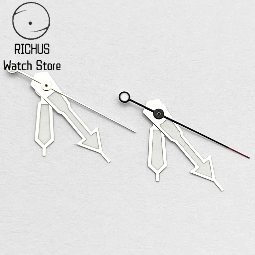 RICHUS NH35 Watch Hands Green Luminous Fit NH35 NH36 ETA2824 2836 Miyota 8205 8215Mingzhu DG2813 3804 Movement Watch Accessories view 5