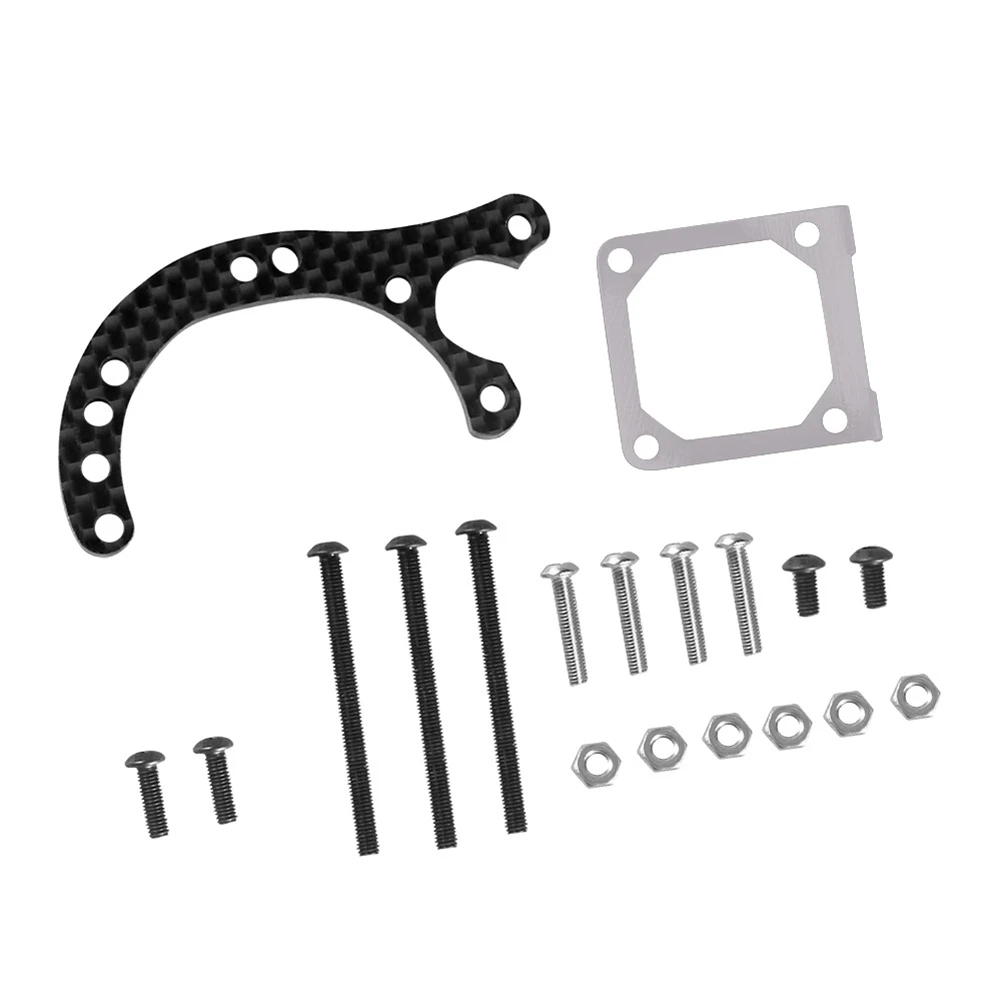 

Y34A Carbon Fiber Motor Bracket Kit for 1/10 XV01 RC Car Update Partscar Kit RC Car Upgrade Accessories