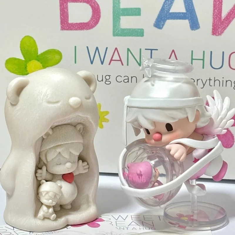 Nuovo originale Sweet Bean I Want A Hug Series Mystery Blind Box Kawaii Anime Figure Decorazione Regali Ornamento Modelli desktop Giocattoli