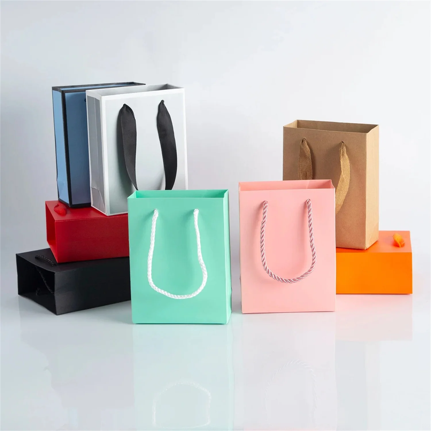 

24pcs Gift Bags Bridesmaid Gift Bag -Party Gift Bag-Bridal Party Gift Bags- Wedding party Gift Bags,paper gift bags