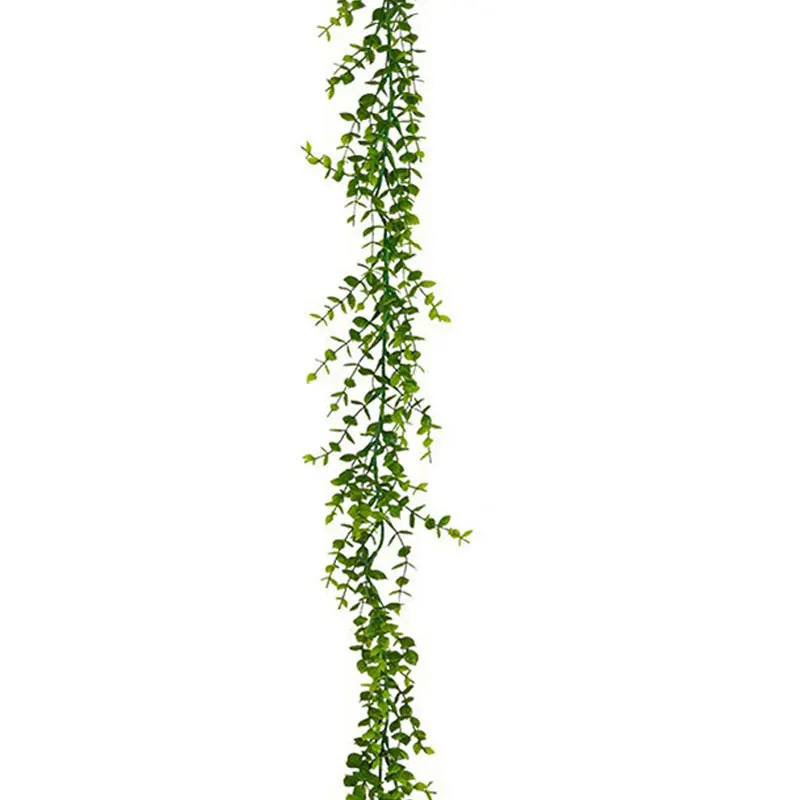180cm Fake Hanging Plants Artificial Eucalyptus Vines Faux Wall Leaves Plastic Plants Rattan for Home Garden Party Wedding Decor