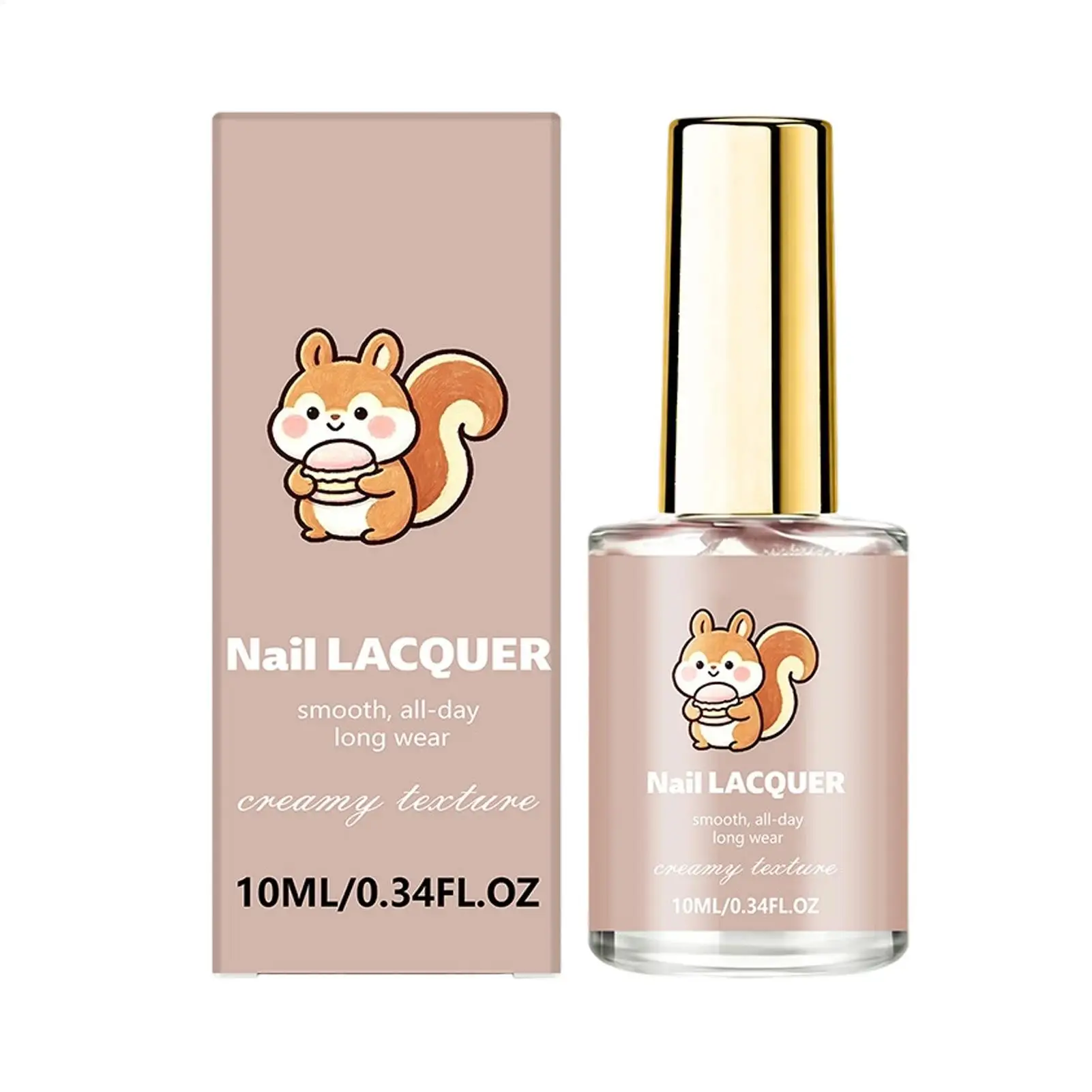 Nail Hardener Polish Pink Pearlescent Nail Polish Quick-Drying No Lamp RequiredAdds a Pearly Sheen and Brightens the Nail