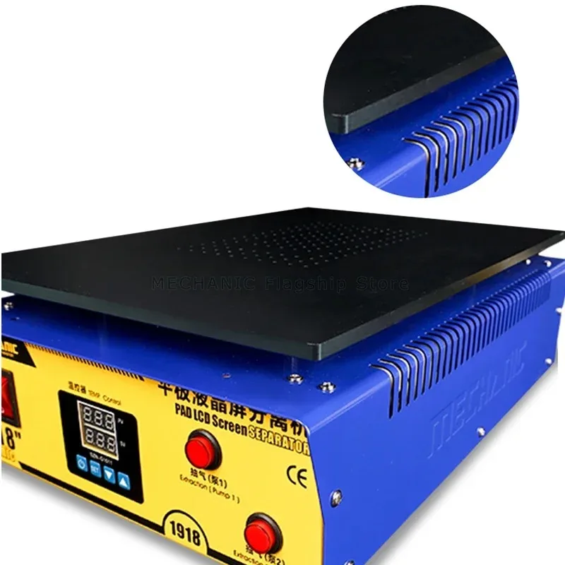 

【Best-selling】MECHANIC 1918 18 Inches Screen Separator Build-in Vacuum Pump LCD Separator Screen Repair For Pad Tablet Mobile Ph