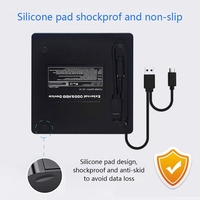 External CD/DVD Drive for Laptop, USB A/C 3.0 CD DVD Player Portable +/-RW Burner CD ROM Reader Writer Disk Duplicator-A32R