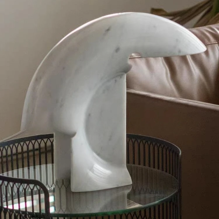 Candeeiro de mesa de mármore simples e moderno designer clássico sala de estar quarto lâmpada decorativa