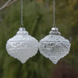 Christmas tree decorations, glass ornaments, creative pendants