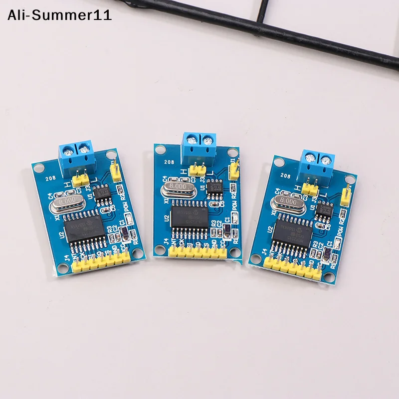 【11A】【Rw】Módulo de Driver de Barramento CAN MCP2515 com Receptor TJA1050 SPI para Módulo de Interface de Controlador ARM 51 para Kit DIY Arduino