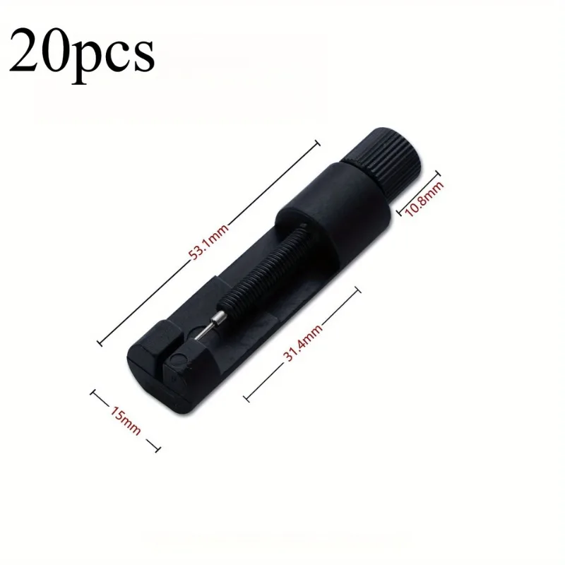 20 Pcs Plastic Watch Band Link Adjust Slit Strap Bracelet Chain Remover Adjuster Repair Tool Kit