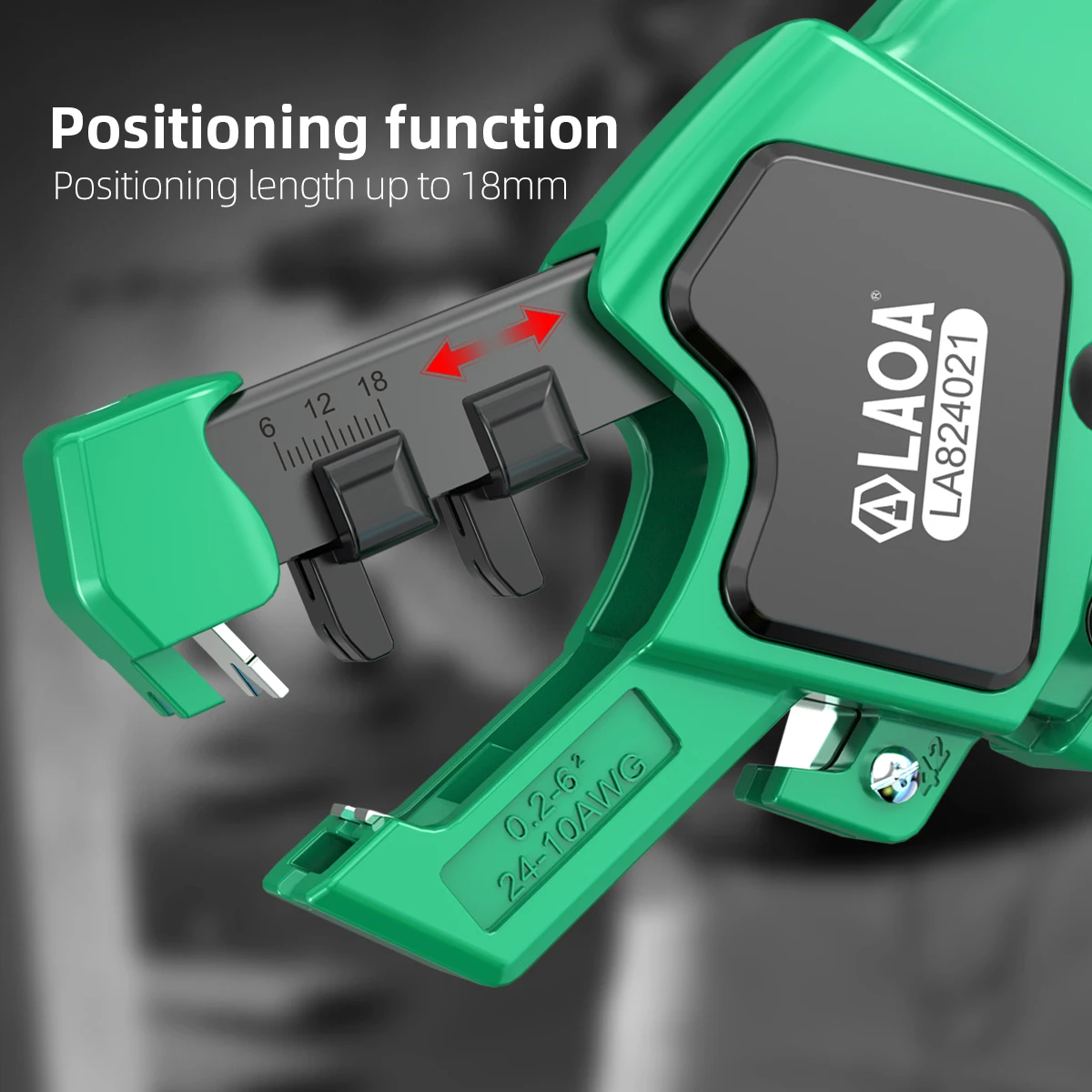 LAOA Industrial Fast Automatic Wire Stripper Electrician\'s Special Multifunctional Pliers Peeling Trimming Crimping Tool