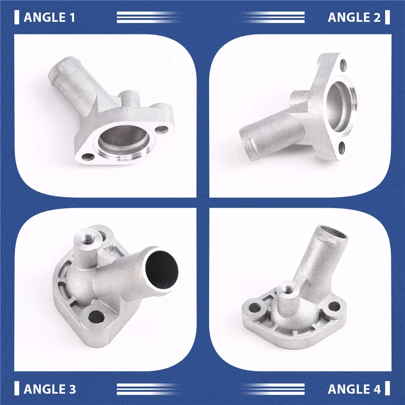 

2Sets V-Twin Aluminum Thermostat Outlet Cover For Can-Am 800 1000 Outlander Renegade 420222690 420222691-T47C