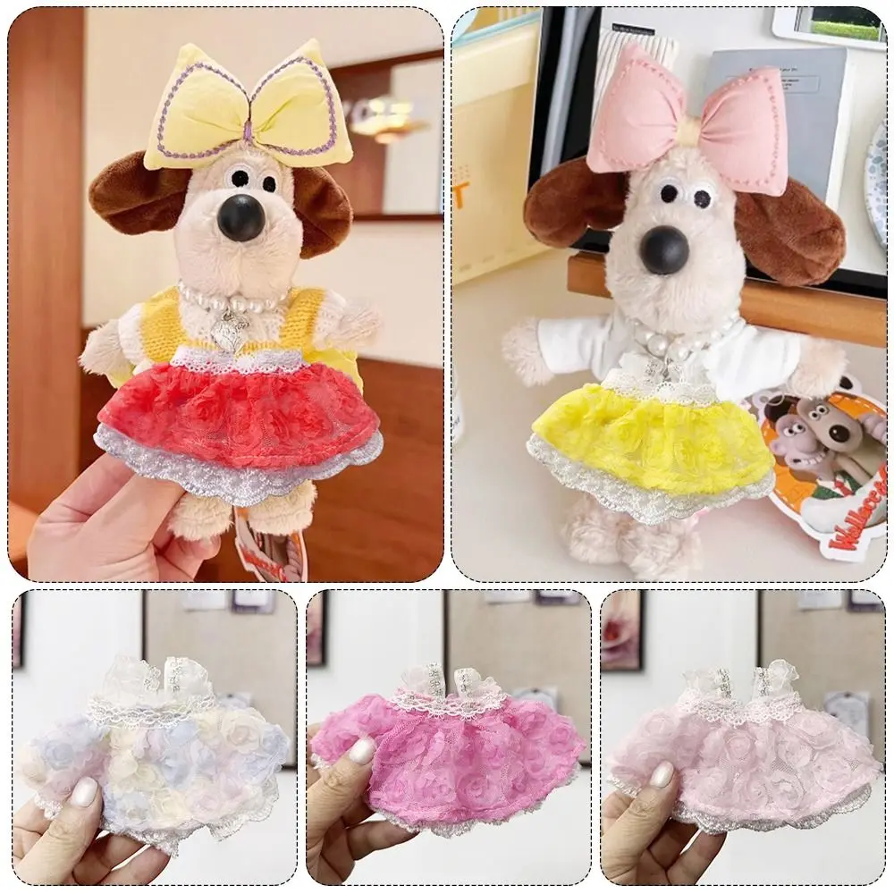

Casual Pearl Bow Doll Skirt Replacement Hand-made Labubu Clothes Matching Multiple Styles DIY Doll'S Clothing for 17CM LABUBU