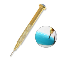 Nail Rivet Piercing Pen Gold Stainless Steel Nail Hand Dangle Drill Hole Maker Perforated Punk Nail Piercing Art Dangle Charms